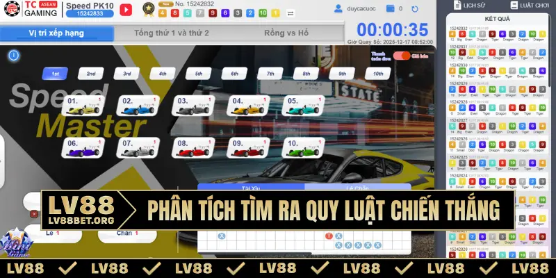 Phân tích tìm ra quy luật chiến thắng